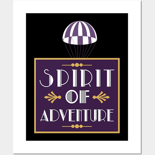 SPIRIT OF ADVENTURE T-SHIRT Wall Art by rayanammmar